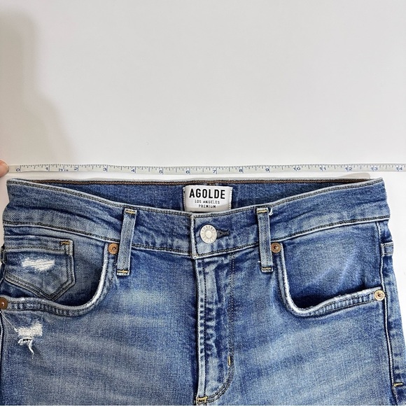 [SOLD] AGOLDE Sophie Distressed Skinny High Rise Jeans Size 27 - Picture 11 of 15